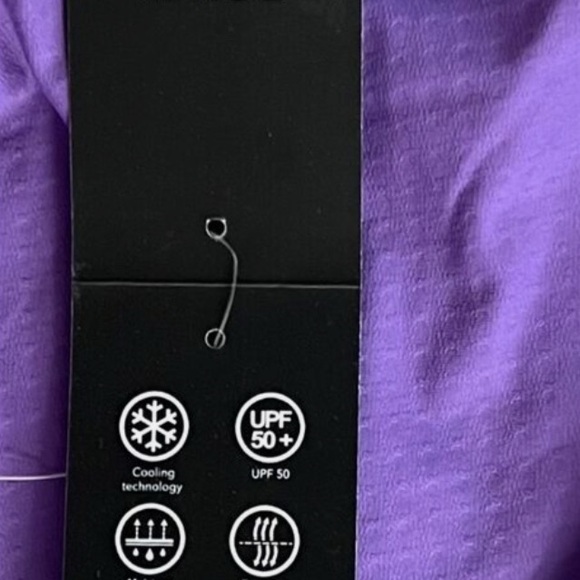 IBKUL Purple Fitted Polo Short Sleeve Tee - Picture 3 of 5